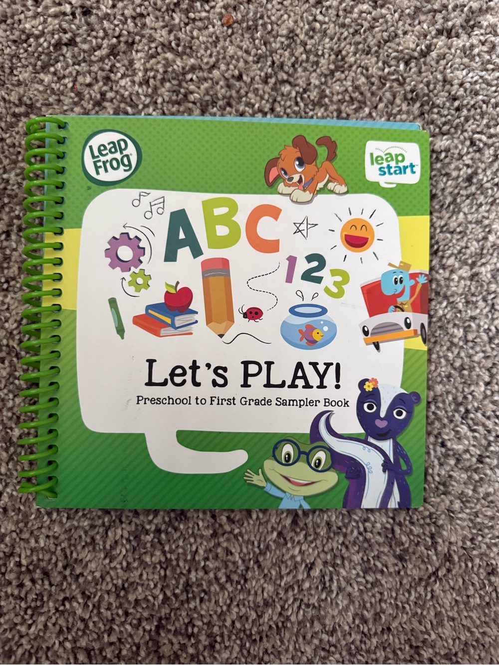 LeapFrog Let's PLAY! Green Preschool Sampler Activity Book
